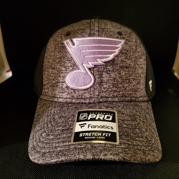 NHL Hockey Fights Cancer Cap Hat St Louis Blues - Picture 1 of 6